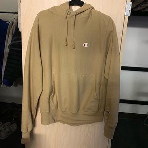 Champion Reverse Weave Tan Size Small Men S Hoodie
